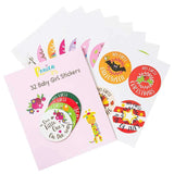 Pack Of 32 Baby Girl Stickers - Holiday Theme | Ronica - Stickers